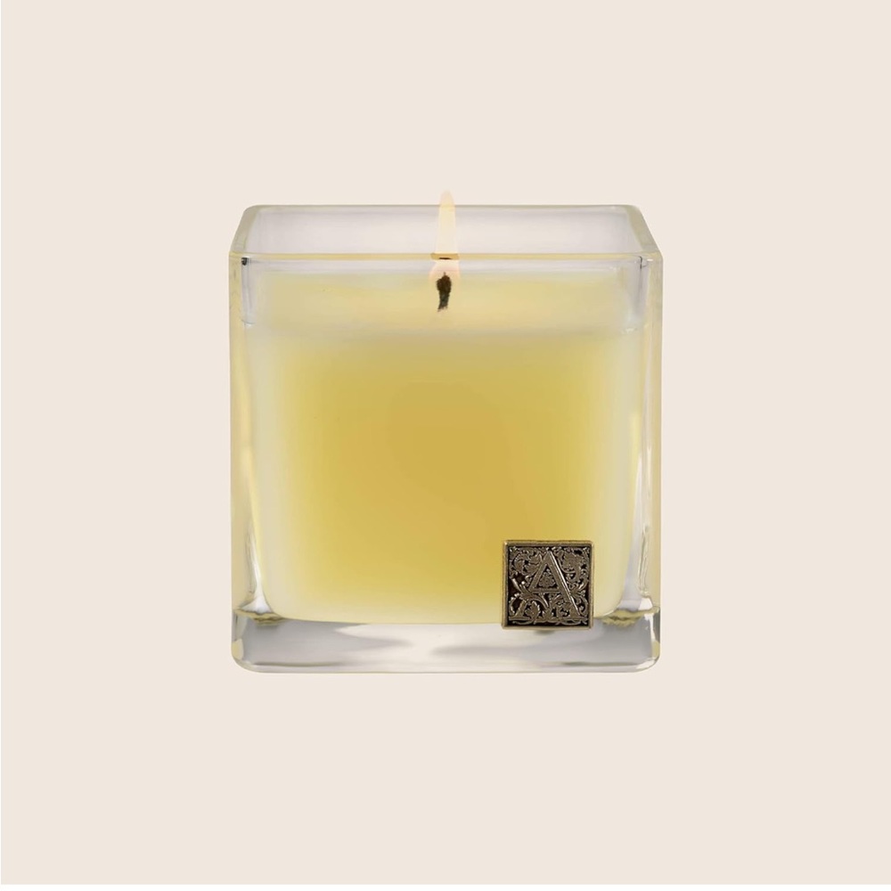 New Aromatique Sorbet Cube 12 oz Glass Scented Jar Candle